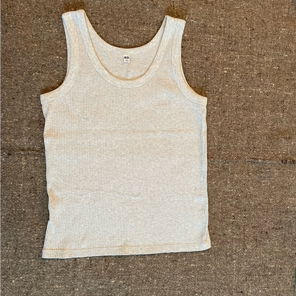 Uniqlo heavy ribbed tank